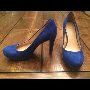 Blue Suede Pump